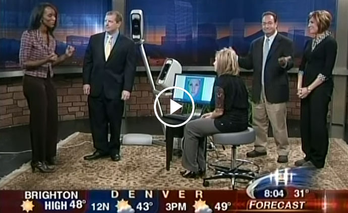 3D Facial Imaging Shows How The Face Ages On Denver T.V. Show
