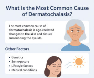 Infographic on Dermatochalasis