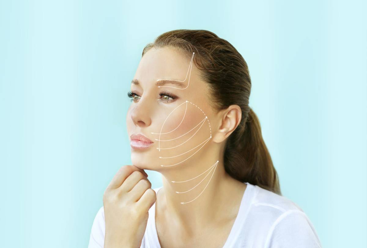 concept image showing options for non-surgical alternatives to facelifts